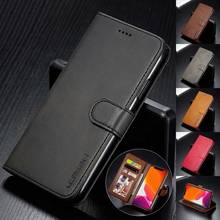Кожаный чехол-кошелек для iPhone 12 11 Pro Max XS Max XR X SE 2020 8 7 6 6s Plus 5S 5, роскошный откидной Чехол с отделениями для карт на магните 2024 - купить недорого