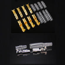 160pcs 80set 3.9mm Female Male Brass Japan Bullet Connector With Insulat Sleeve 2024 - buy cheap