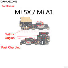 Оригинальная док-станция с USB-разъемом, плата для зарядки, гибкий кабель для Xiaomi Mi 5X 6X A1 A2 6 Mix 2 2S Max 3, быстрая зарядка 2024 - купить недорого