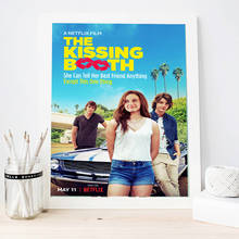 Póster de Tv The Kissing Booth, película caliente, arte de pared, impresión de tela y póster, lienzo moderno, pintura, decoración del hogar, imagen sin marco 2024 - compra barato