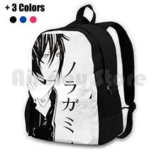 Yato Noragami Outdoor Hiking Backpack Waterproof Camping Travel Yato Noragami God Stray Yatogami Kami Anime Manga Shonen Combat 2024 - buy cheap