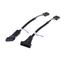 USB 3.0 20 Pin Female Motherboard Header To Usb 2.0 9 Pin Male Adapter Converter Cable For Computer PC 2024 - buy cheap