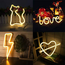 27 Styles LED Neon Sign Shaped Decor Light Wall Decor for Christmas Birthday Party Kid Room Living Room Wedding Party Decoration 2024 - buy cheap