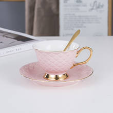 Conjunto de copos de chá e cerâmica retrô simples, conjunto de copos de café de chá e chá com aro dourado e porcelana real, copos de café turcos reutilizáveis be50cc 2024 - compre barato