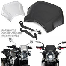 Novo para honda cb650r cb1000r cb 650 1000 r 2018 2019 2020 acessórios da motocicleta modificado pára brisas defletor dianteiro 2024 - compre barato