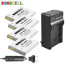 Bonacell 1.2Ah NB-4L NB4L 4L Baterias + Carregador para Canon IXUS NB 30 40 50 55 60 65 80 100 I20 110 115 120 130 117 220 225 2024 - compre barato