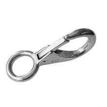 Rafting 316 Stainless Steel Rigid Fixed Eye Boat Spring Snap Hook Carabiner for Marine Fishing Canoe Kayak Boat Dinghy Accessory 2024 - buy cheap