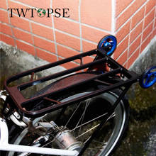 TWTOPSE-Soporte trasero de aleación de aluminio para bicicleta, piezas ultraligeras CNC, para Brompton, 3sixty 2024 - compra barato