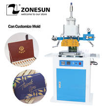 ZONESUN ZSP-890C Pneumatic Stamping Machine,leather LOGO Creasing machine,pressure words machinename card stamping machine 2024 - buy cheap