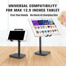 Soporte de escritorio ajustable para tableta, accesorio para teléfono móvil, Samsung, Huawei, Lenovo, IPad, pantalla de 4,7 "-13" 2024 - compra barato