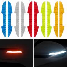 4PC Car Reflective Safety Mark Strips Vehicle Door  Stickers Warning Tape Automobiles Decal Exterior Accessories 2024 - buy cheap