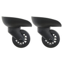 2pcs Universal Swivel Suitcase Luggage Casters Replacement Wheels A35-Size L 2024 - buy cheap