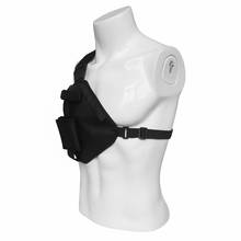 Lightweight Shoulder Bag Chest Crossbody Backpack Small Daypack for Outdoor Hiking Men & Women (Black) 2024 - buy cheap