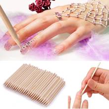 50/100pcs Nail Art Orange Wood Stick Cuticle Pusher Care Remover Manicures Nail Tools For Nail Art Q7X7 2024 - buy cheap