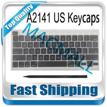 New A2141 A2289 A2251 US Spanish French German key cap Keycaps For Macbook Pro Retina 13" 16" A2141 A2289 A2251 2019 2020 Years 2024 - buy cheap