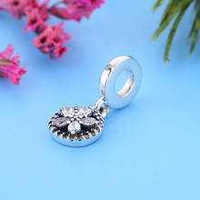 FC Jewelry-pulsera de plata 925 con forma de copo de nieve para mujer, abalorio colgante, Circonia cúbica, hecho a mano 2024 - compra barato