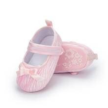 Baby Girls Shoes Infant Newborn Girl Princess Non-Slip Bow Spring Autumn Shoe Solid First Walkers 2024 - купить недорого