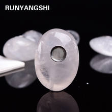 Pipeta de cuarzo Natural transparente, tubo de cristal de cuarzo blanco para meditación de energía curativa Reiki 2024 - compra barato