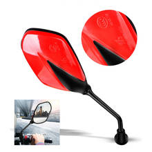 colorful 8MM 10MM screw moto rear view mirrors motorbike parts unviersal electrical moto rearview mirror motorcycle accessories 2024 - buy cheap