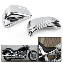 1Pair Motorcycle Chrome ABS Fairing Battery Side Cover Guards For Yamaha V-Star DragStar 650 XVS650A Custom Classic 2024 - buy cheap