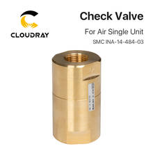 Cloudray SMC High Pressure Brass Check Valve INA-14-484-03 28mm 1.5Mpa Poof Pressure for Laser Cutting Machine Compressed Air 2024 - buy cheap