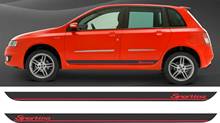 For 1Set/2pcs Fiat Stilo Sporting side stripes decals stickers graphics Car styling 2024 - buy cheap