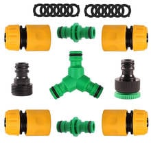 1/2 ''Inch Quick Coupling Hose Joint Plastic Quick Faucet Kit Garden Tube Drip Irrigation System Connector Fit Garden Hose 2024 - buy cheap