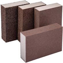 Esponjas de lijado, bloques de lijado, esponja, bloque de arena para pulir muebles de madera, papel de lija de Metal, lavable, J50, 4 Uds. 2024 - compra barato