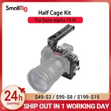 Kit de jaula de media cámara SmallRig para Sony Alpha 7S III A7s3, cuenta con un mango superior de localización ARRI para disparo manual 3237 2024 - compra barato