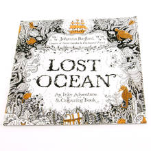 Libro de dibujo de océano perdido para niños y adultos, libro de grafiti, pintura, envío directo 2024 - compra barato