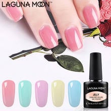 Lagunamoon Nude Color Jelly Gel Polish UV LED Soak Off Varnish Lacquer Manicure Pedicure Salon 8ml 2024 - buy cheap