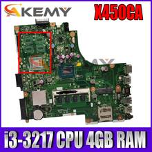 Placa base X450CA i3-3217 CPU, 4GB de RAM para ASUS A450C, X450C, X450CC, X450CA, X450, placa base de ordenador portátil X450CC, prueba 100% OK 2024 - compra barato