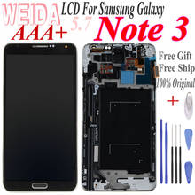 WEIDA-pantalla LCD de 5,7 pulgadas para móvil, montaje de digitalizador táctil con marco, para SAMSUNG Galaxy Note 3, SM-N9005, SM-N900 2024 - compra barato