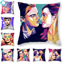POP Style Movie Star Decorative Throw Pillow Case American Star Polyester Cushion Covers for Home Sofa Decor Fundas De Cojin 2024 - buy cheap
