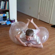Globos de burbuja transparentes, Bola de aire TPR, súper suave, elástico, inflable, grande, para agua 2024 - compra barato