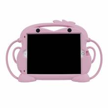 Capa de silicone infantil com suporte de apoio, capa para ipad 10.2 ''7ª geração 2019 para tablet ipad pro 10.5 air 10.5 2024 - compre barato