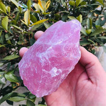Natural Raw Pink Rose Quartz Crystal Rough Stone Specimen Healing crystal love natural stones and minerals  stone 2024 - buy cheap