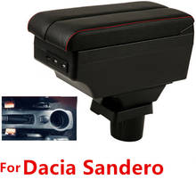 For Dacia Sandero armrest box central Store content Storage box Dacia stepway armrest box with USB interface 2024 - buy cheap