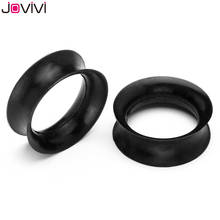 Jovivi alça de orelha flexível de silicone, 20mm, túnel de lóbulo macio, tampão de medição, piercing de ouvido, expansor, joia de piercing oco 2024 - compre barato