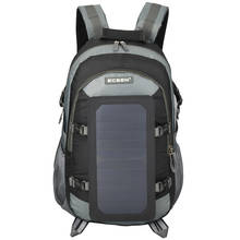 Large Travel Hiking Backpack 6.5w 6v Solar Panel Backpack Multipockets Laptop Bag Unisex Camping Shoulder Bags Sport Rucksack 2024 - buy cheap