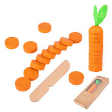 Wooden Cutting Vegetables Fruits Educational Toy Simulation Carrot Cutting Fruit Elimination Game Pretend Play Toys For Children 2024 - buy cheap