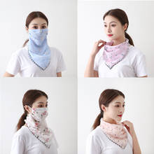 Hot Selling Fashion Women Bandana Sunshade Anti-Ultraviolet Chiffon Fabric Outdoor Riding Neck Protection Face Scarf Bandana 2024 - buy cheap