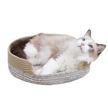 Creative Soft Warm Pet Bed Nest Non-Slip Scratch Resistant Pet Sleeping Bed Cat Scratcher For Kitten Pet Supplies 2024 - buy cheap