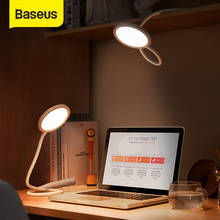 Baseus Flexible Hose Desk Lamp Foldable Dimmable Touch Table Lamps Universal 4000K Eye Protection Study Lamp LED Table Light 2024 - buy cheap
