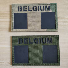 Belgium Badge Magic Tape Military Identification Chapter Nylon Camouflage Reflective Tactical For Clothes Hat Decoration 2024 - buy cheap