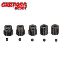 5Pcs 32DP 5mm 13T 14T 15T 16T 17T 18T 19T 20T 21T Metal Pinion Motor Gear Set for 1/8 RC Car Truck 2024 - buy cheap