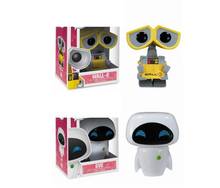 Поп фильм Pixar фигурки Аниме игрушечные ЕВА и WALL-E Виниловая фигурка брелок Коллекция Модель игрушки для детей подарок на день рождения 2024 - купить недорого