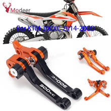 Orange 300 XC Motorcycle CNC Motocross Pivot Dirt bike Brake Clutch Levers For ktm 300XC 2014 2015 2016 2017 2018 2019 2020 2021 2024 - buy cheap