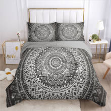 Customize 3D Bedding Sets Double Twin Size Duvet Cover Set Bohemia Blanket Case  Pillowcases Bedclothes Drop Ship 2024 - buy cheap