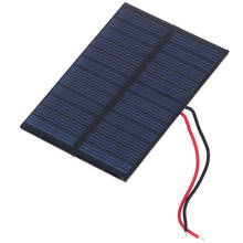 Panel Solar de epoxi de 6V, minisistema solar de bricolaje para baterías, cargadores de teléfono móvil, célula Solar portátil de 0,6 W 2024 - compra barato